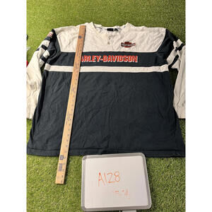 Harley-Davidson Men's Long Sleeve Henley Shirt 3XL